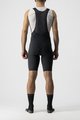 CASTELLI Cyklistické kalhoty krátké s laclem - PREMIO BLACK - černá/bílá