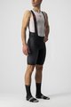 CASTELLI Cyklistické kalhoty krátké s laclem - PREMIO BLACK - černá/bílá