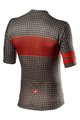 CASTELLI Cyklistický dres s krátkým rukávem - MAISON - hnědá/oranžová