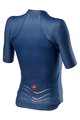 CASTELLI Cyklistický dres s krátkým rukávem - AERO PRO W - modrá