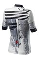 CASTELLI Cyklistický dres s krátkým rukávem - ASTRATTA - bílá/černá