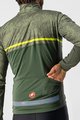 CASTELLI Cyklistická zateplená bunda - FINESTRE - zelená/žlutá
