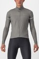 CASTELLI Cyklistický dres s dlouhým rukávem zimní - FONDO - šedá