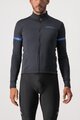 CASTELLI Cyklistický dres s dlouhým rukávem zimní - FONDO - černá