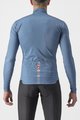 CASTELLI Cyklistický dres s dlouhým rukávem zimní - PRO THERMAL LS - modrá