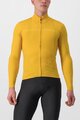 CASTELLI Cyklistický dres s dlouhým rukávem zimní - PRO THERMAL LS - žlutá