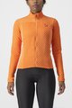 CASTELLI Cyklistický dres s dlouhým rukávem zimní - SFIDA 2 W - oranžová