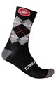 CASTELLI Cyklistické ponožky klasické - ROMBO 18 - černá