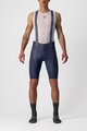 CASTELLI Cyklistické kalhoty krátké s laclem - FREE AERO RC - modrá