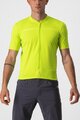 CASTELLI Cyklistický dres s krátkým rukávem - žlutá