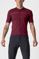 CASTELLI Cyklistický dres s krátkým rukávem - UNLIMITED ALLROAD - bordó