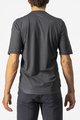 CASTELLI Cyklistický dres s krátkým rukávem - TRAIL TECH - šedá