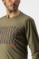 CASTELLI Cyklistický dres s dlouhým rukávem letní - TRAIL TECH - zelená
