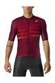 CASTELLI Cyklistický dres s krátkým rukávem - ENDURANCE PRO - bordó