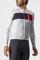 CASTELLI Cyklistický dres s dlouhým rukávem letní - PROLOGO 7 - bílá
