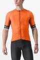 CASTELLI Cyklistický dres s krátkým rukávem - ENTRATA VI - oranžová