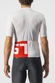 CASTELLI Cyklistický dres s krátkým rukávem - DOWNTOWN - bílá/červená
