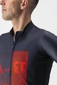 CASTELLI Cyklistický dres s krátkým rukávem - 13 SCREEN - modrá