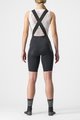 CASTELLI Cyklistické kalhoty krátké s laclem - FREE UNLIMITED W - černá