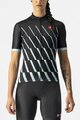 CASTELLI Cyklistický dres s krátkým rukávem - PENDIO - černá/bílá