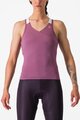 CASTELLI Cyklistický dres bez rukávů - SOLARIS TOP - fialová