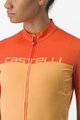 CASTELLI Cyklistický dres s krátkým rukávem - VELOCISSIMA - oranžová