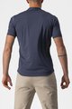 CASTELLI Cyklistické triko s krátkým rukávem - TECH 2 POLO - modrá