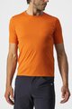 CASTELLI Cyklistické triko s krátkým rukávem - TECH 2 TEE - oranžová