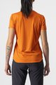 CASTELLI Cyklistické triko s krátkým rukávem - TECH 2 TEE - oranžová