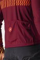 CASTELLI Cyklistický dres s dlouhým rukávem letní - UNLIMITED THERMAL - bordó
