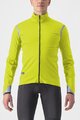 CASTELLI Cyklistická zateplená bunda - ALPHA ULTIMATE INSULATED - žlutá