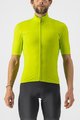 CASTELLI Cyklistický dres s krátkým rukávem - PRO THERMAL MID - světle zelená