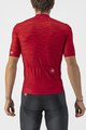 CASTELLI Cyklistický dres s krátkým rukávem - INSIDER - červená