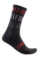 CASTELLI Cyklistické ponožky klasické - MID WINTER 18 - černá