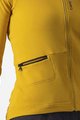 CASTELLI Cyklistický dres s dlouhým rukávem zimní - UNLIMITED TRAIL W - žlutá