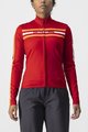 CASTELLI Cyklistický dres s dlouhým rukávem letní - UNLIMITED W THERMAL - červená