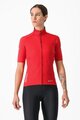 CASTELLI Cyklistický dres s krátkým rukávem - PERFETTO ROS 2 WIND W - červená