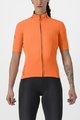 CASTELLI Cyklistický dres s krátkým rukávem - PERFETTO RoS 2 W WIND - oranžová