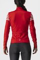 CASTELLI Cyklistický dres s dlouhým rukávem zimní - AUTUNNO - červená