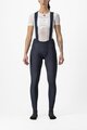 CASTELLI Cyklistické kalhoty dlouhé s laclem - FREE AERO RC W DT - modrá