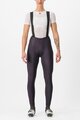 CASTELLI Cyklistické kalhoty dlouhé s laclem - FREE AERO RC W DT - fialová