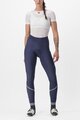 CASTELLI Cyklistické kalhoty dlouhé bez laclu - VELOCISSIMA THERMAL - modrá