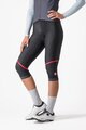 CASTELLI Cyklistické kalhoty 3/4 bez laclu - VELOCISSIMA THERMAL - černá