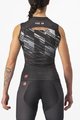 CASTELLI Cyklistický dres bez rukávů - INSIDER W - černá