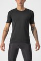 CASTELLI Cyklistické triko s krátkým rukávem - BANDITO WOOL SS - černá