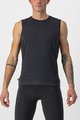 CASTELLI Cyklistické triko bez rukávů - BANDITO WOOL - černá