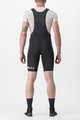 CASTELLI Cyklistické kalhoty krátké s laclem - PREMIO BLACK LTD EDITION - černá/bílá