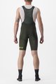 CASTELLI Cyklistické kalhoty krátké s laclem - PREMIO BLACK LTD EDITION - zelená/světle zelená