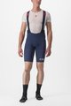 CASTELLI Cyklistické kalhoty krátké s laclem - PREMIO BLACK LTD EDITION - modrá