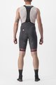 CASTELLI Cyklistické kalhoty krátké s laclem - FREE AERO RC CLASSIC - šedá/růžová